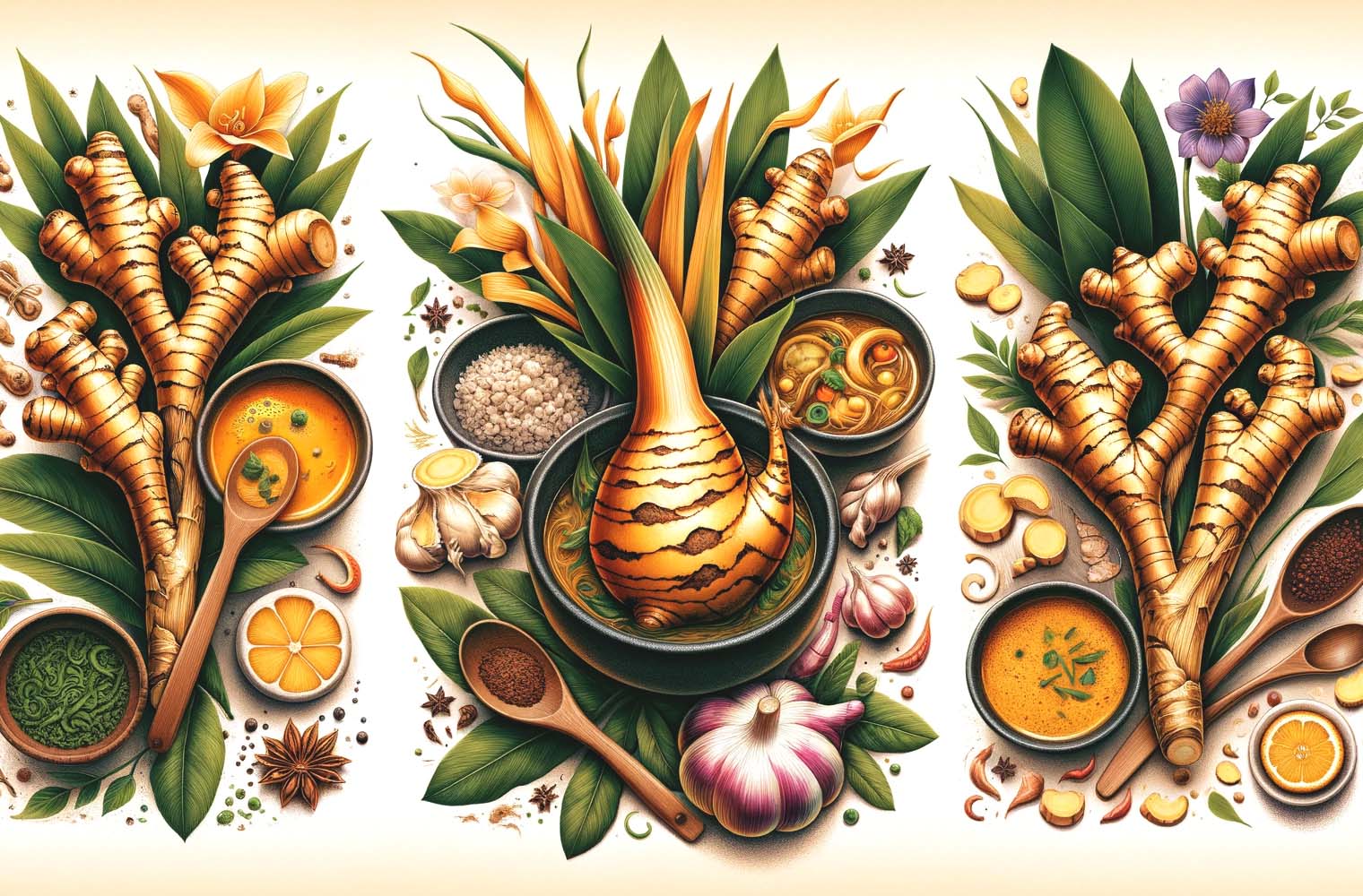 Galangal koreň