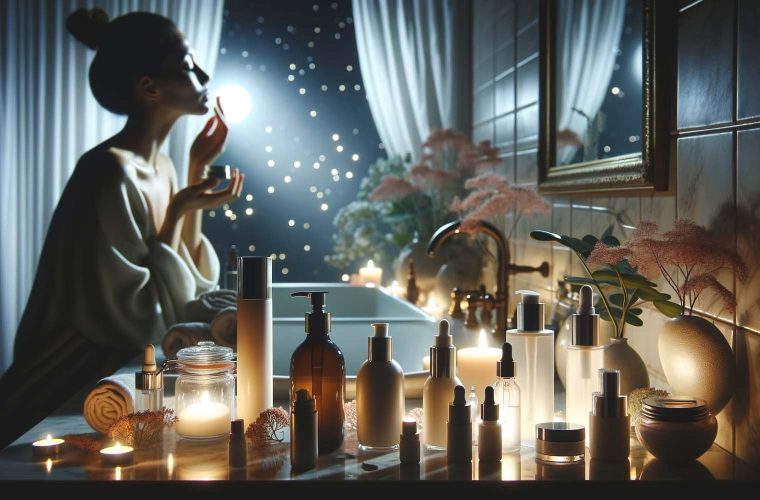 Nočná skincare rutina, starostlivosť o pleť na noc, návod